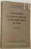 Introduction à la théorie générale et à la philosophie du droit. Troisième édition mise à jour et augmentée.. DU PASQUIER, Claude.