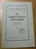 Die religiöse Kraft des Völkerbundes.“N°1 der Schriften der Schweiz. Vereinigung für den Völkerbund.”. KELLER, J.