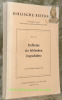 Probleme der biblische Urgeschichte. Heft 17.22. Herausgegeben von der Schweizerischen Katholischen Bibelbewegung (SKB). . SCHWEGLER, Theodor