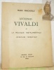 Antonio Vivaldi et la musique instrumentale. Inventaire thématique.. PINCHERLE, Marc.