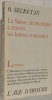 La Suisse alémanique à travers les lettres romandes. Collection Lettera.. SECRETAN, O.