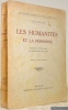 Les humanités et la personne. Esquisse d’une philosophie de l’enseignement humaniste.Société des études de lettres, Lausanne. Préface d’Arnold ...