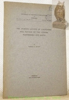 The Horned Lizards of California and Nevada of the Genera Phrynosoma and Anota.University of California Publications in Zoology.. BRYANT, Harold.