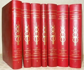 Guilde Internationale des Médecins.Les classiques de la Médecine. Collection en 7 tomes.1: Charles Nicolle - Destin des maladies infectieuses suivi de ...