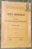 Deux mémoires en vue de la convocation de la Deuxième Conférence internationale pour la Protection ouvrière à Berne, 1913.Publications de ...