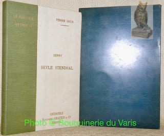 Henry Beyle-Stendhal. Collection Le Dauphiné Littéraire.. BRUN, Pierre.