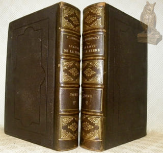 Le livre de la ferme et des maisons de campagne. Par une réunion d’agronomes, de savants et de praticiens. Nouvelle édition entièrement refondue (6e tirage). Directeur M. Pierre Joigneaux. 2 Volumes. I: Agriculture proprement dite. - Zootechnie. II: Arboriculture. - Viticulture. Horticulture. Sylviculture. - Connaissances utiles.