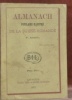 Almanach populaire illustré de la Suisse romande. 1re Année.. 