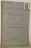 Fennia 9. Bulletin de la Société de Géographie de Finlande.Suomen Manntieteellinen Seura. Sällskapet för Finlands Geografi.. 