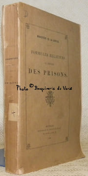 Ministère de la justice. Formules relatives au service des prisons.. undefined