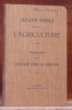 Législation fédérale relative à l’agriculture. Publiée par le département fédéral de l’agriculture.. 