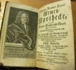 Armen-Apotheck. Nach allen Grund-Theilen und Sätzen der Medicin kürztlich und einfältig eingerichtet und mitgetheilt. Zum Unterricht und Dienst so ...