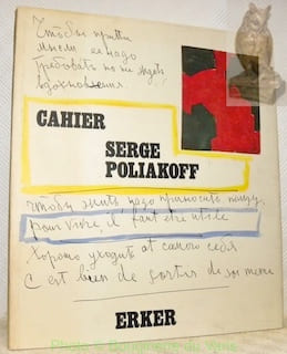 Cahier Serge Poliakoff.. POLIAKOFF, Serge.