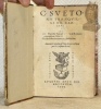C. Suetonii Tranquilli XII. Caesares. Ite Io. Baptistae Egnatii Veneti, de Romanis principibus, libri III. Eiusdem Annotationes in Suetonium. Annotata ...