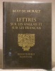 Lettres sur les anglais et les français. Postface de Perrette Chappuis. Collection la “bibliothèque romande”.. MURALT, Béat de.