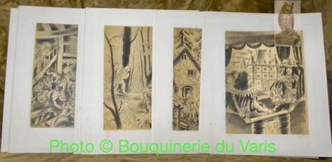 Le Capitaine Fracasse. Illustrations de Lucien Boucher. 3 Volumes. Collection Mazarine.. GAUTIER, Théophile.