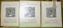 Le Capitaine Fracasse. Illustrations de Lucien Boucher. 3 Volumes. Collection Mazarine.. GAUTIER, Théophile.