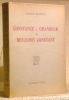 Constance et grandeur de Benjamin Constant.. BERTHOUD, Dorette.