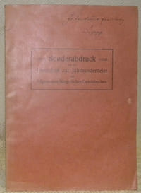 Die politische Gesetzgebung in ihren geschichtlichen Beziehungen zum allgemeinen bürgerlichen Gesetzbuche.S.A. aus der Festschrift zur Jahrhundertfeir des Allgemeinen Bürgerlichen Gesetzbuches.