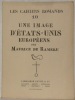 Une image d’Etats-Unis européens.Les Cahiers Romands, no 10.. RAMERU, Maurice de.