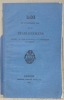 Loi du 23 Décembre 1840, sur les établissemens destinés à la vente en détail et à la consomation des boissons.. 