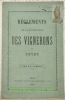 Réglements de la Confrérie des vignerons de Vevey.. 