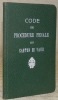Code pénal de Canton de Vaud  du 1er février 1850 avec l’indication des modifications qui lui ont été apportées au 1er février 1909.. 