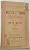 Magasin littéraire français-anglais de Ch.-W. Tarin successeur de A. Vedel 3 Rue de Bourg Lausanne.. 