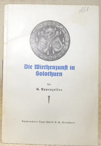 Die Wirthenzunft in Solothurn.