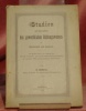 Studien auf dem Gebiete des gewerblichen Bildungswesens in Oesterreich und Sachsen.. BENDEL, H.