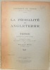 La féodalité en Angleterre. Thèse.. ROCH, William.