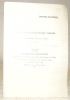 Ein getrenntgeschlechtiger Cestode.S.A. aus Zoologischen Jahrbüchern.. FUHRMANN, O.