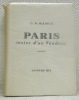 Paris (notes d’un Vaudois).. RAMUZ, C.-F.