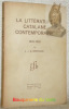 La Littérature Catalane contemporaine 1833-1933.. BERTRAND, J.J.A.