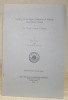 Catalog of the Egan Collection of Silurian Invertebrate Fossils at the Chicago Academy of Sciences.. BALL, John R.   GREACEN, Katherine F.