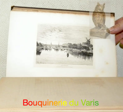 Amsterdam et Venise. Ouvrage enrichi de sept eaux-fortes, par MM. Léopold Flameng et Gaucherel et de cent vingt-quatre gravures sur bois.. HAVARD, ...