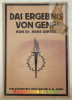 Das Ergebnis von Genf. Der Einfluss der ersten Versammlung des Versailler Völkerbundes auf den Ausbau der zwischenstaatlichen Rechtsordnung, auf die ...
