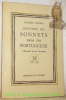 Imitation des Sonnets from the Portuguese par Elisabeth Barret Browning.. SANDOZ, Maurice.