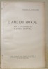 L’Ame du Monde dans la Philosophie de Vladimir Soloviev. Thèse.. SALKAUKIS, Stanislas.