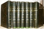 Revue de droit international et de législation comparée. 7 Volumes: Tome IX 1877, 636 p.Tome X 1878, 696 p.Tome XI 1879, 678 p.Tome XII 1880, 692 ...