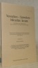 Verstehen - Sprechen - Mitteilen Lernen. Grundlagen zur Früherfassung und Frühtherapie von Spracherwerbsstörungen. Diss.. ZOLLINGER, Barbara.