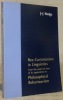 Neo-Cartesianisme in linguistics. From the point if view of its opposition to philosophical behaviourism. Thèse.. HODGE, J.J.