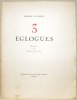 3 églogues. Illustrées par Gustave François.. D’ETERNOD, Charles.