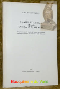 Analisi stilistica della satira 1,5 di Orazio. Tesi.