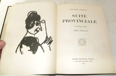 Suite provinciale avec 92 dessins inédits de Marc Chagall.
