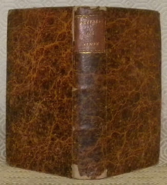 Lettres de Ninon de l’Enclos au Marquis de Sevigné. 2 Parties reliées en 1 volumes.. CREBILLON, Fils.