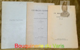 Georges Godet 1845-1907. Notice biographique par A. Thiebaud. Neuchâtel, 1914, 51 p.Prof. Dr. Paul Godet 1836-1911. 12 p. In Memoriam Sophie Godet ...