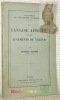 Le langage affectif et les jugements de valeur. Bibliothèque Philosophie contemporaine.. VAUCHER, Georges.