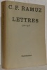 Lettres. 1900-1918.. RAMUZ, C.-F.