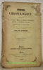 Manuel chronologique contenant les principales dates de l’histoire universelle, politique, ecclésiastique et littéraire jusqu’à la fin de l’année ...